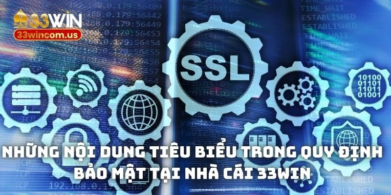 Những nội dung tiêu biểu trong quy định bảo mật tại nhà cái 33WIN